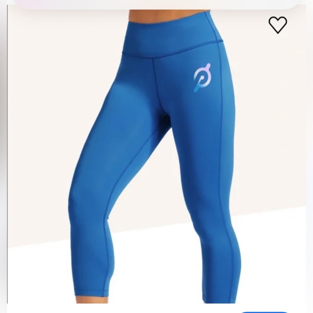 Peloton Move Mission Capri Blue Leggings XL